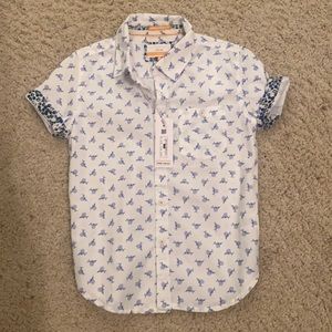 NWT button down shirt, boys, size 5-6
